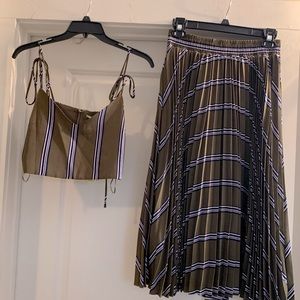 NWT Gianni Bono two piece skirt and top outfit